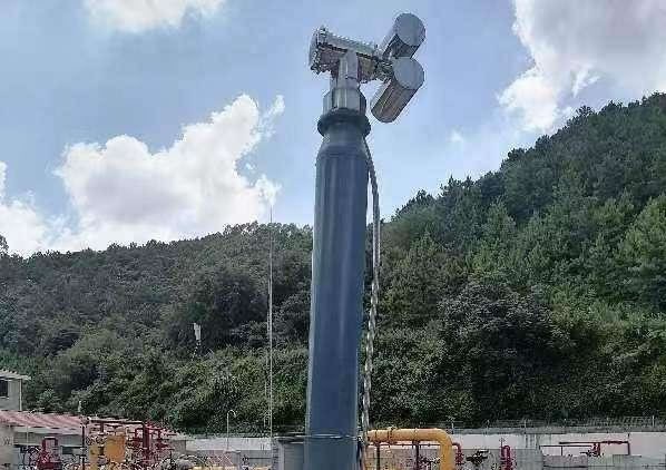 清远中石油昆仑燃气有限公司——(甲烷)固定扫描式激光气体遥测仪