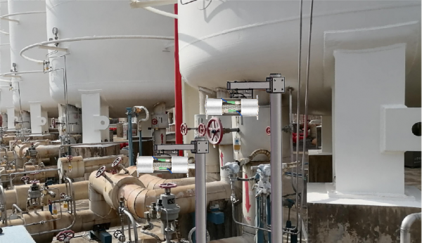 潮州深能燃气城市发展有限公司——(甲烷)无源激光在线监测系统