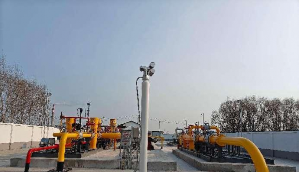 肇东中石油昆仑燃气有限公司——(甲烷)固定扫描式激光气体遥测仪