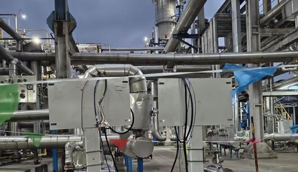 中石化西南油气田广元天然气净化厂——(硫化氢)固定反射式激光气体遥测仪