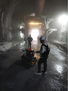 中铁十一局集团新建川藏铁路雅安至林芝段 CZSCZQ-4标段项目部四工区——危险气体探测机器人