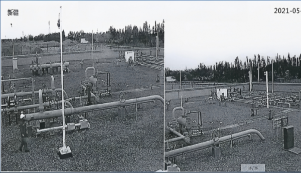 中石化西北油田分公司油气运销部——(甲烷)固定扫描式激光气体遥测仪